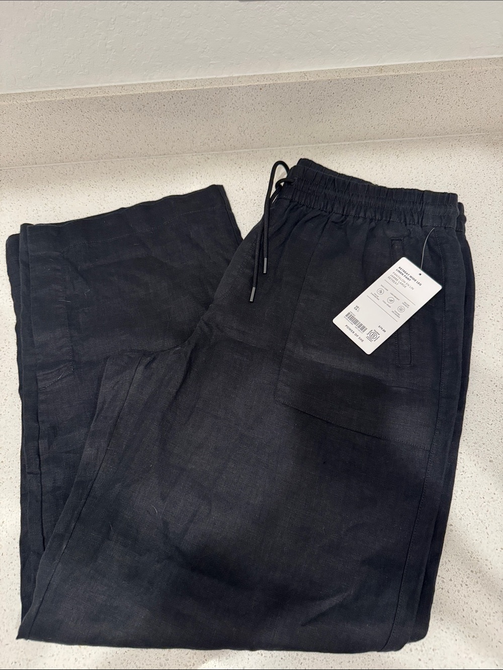 Athleta Retreat wide leg linen pants